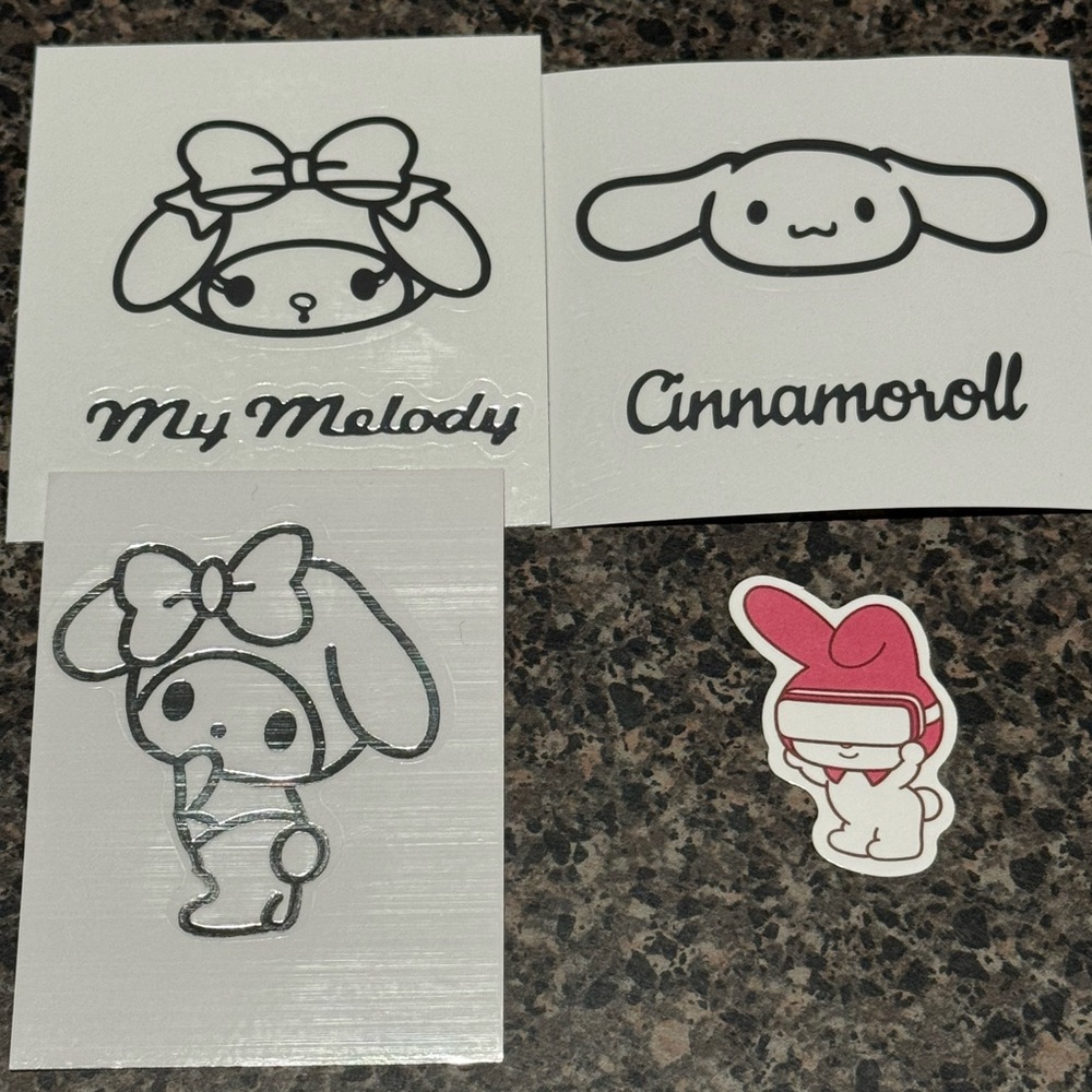 Sanrio My Melody & Cinnamoroll Pink Notepad Set with Character Pen - Picture 4 of 8